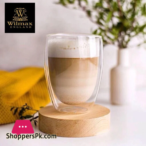 WILMAX THERMO GLASS Double Wall Glass 300 ML ONE-Piece
