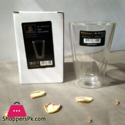 Wilmax Thermo Glass Double Wall Glass One-Piece 300Ml