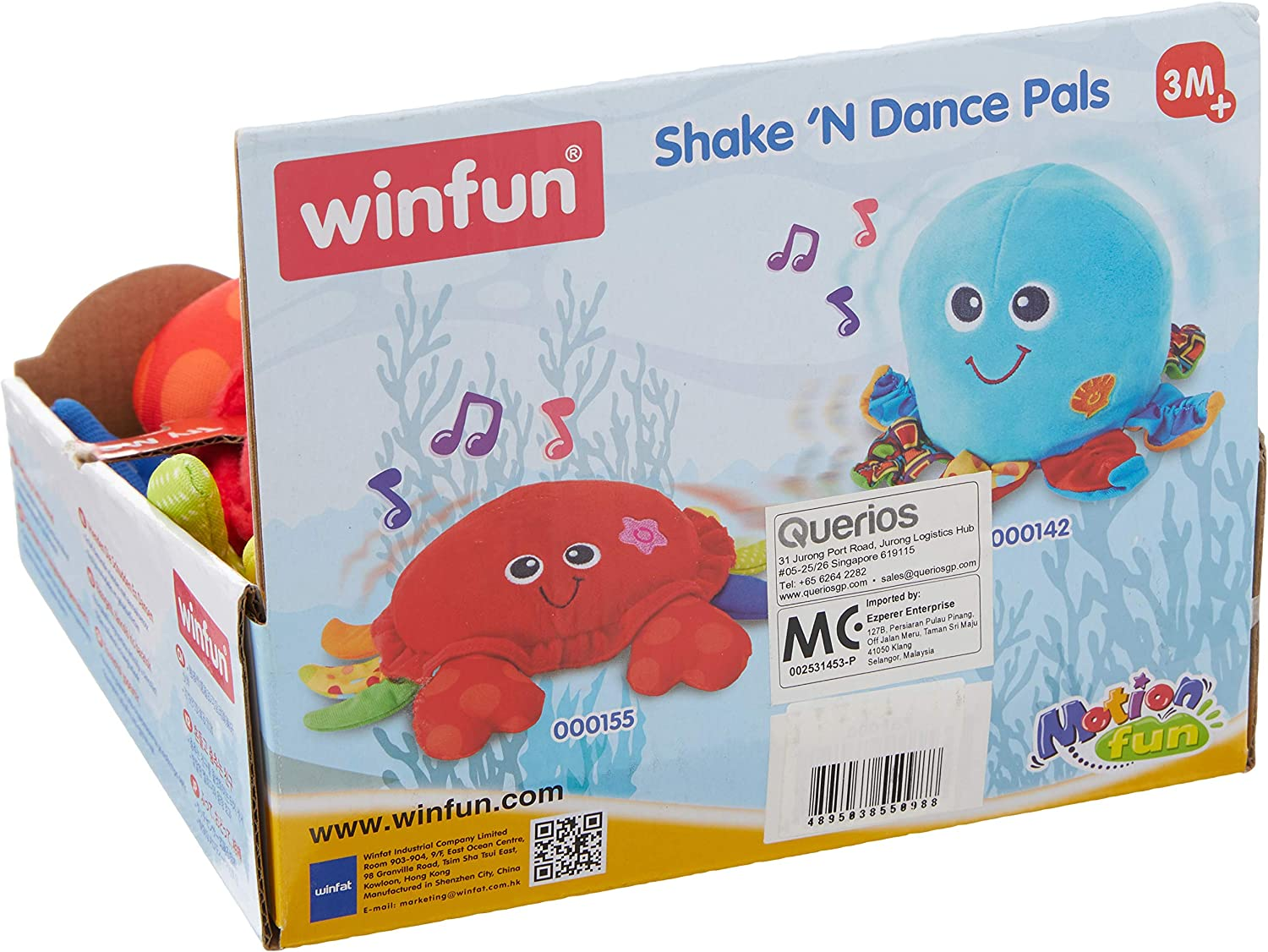 Winfun-Baby Toy Shake N Dance Crab It Soft - 0155