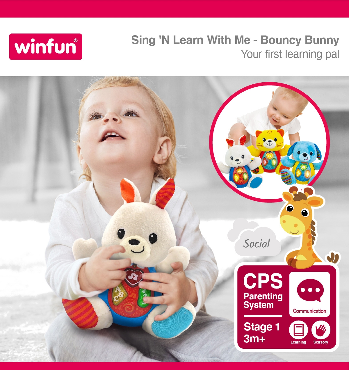 Winfun Sing N Learn With Me Bunny 0687