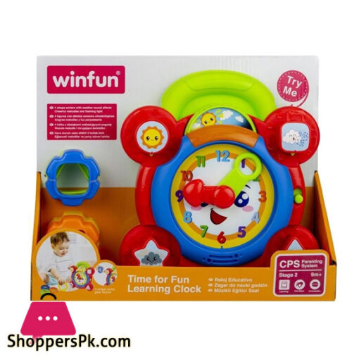 Winfun Time for Fun Learning Clock - 0675