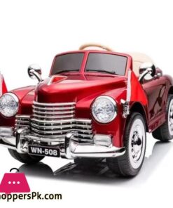 12V Ambassador Electric Kids Ride On Retro Car RC wMusic Lights