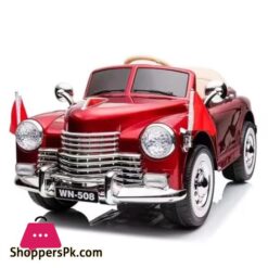 12V Ambassador Electric Kids Ride On Retro Car Rc Wmusic Lights
