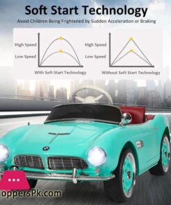 12V Bmw 507 Licensed Electric Kids Ride On Retro Car Rc W/Music &Amp; Lights 12 12V Bmw 507 Licensed Electric Kids Ride On Retro Car Rc Wmusic Lights