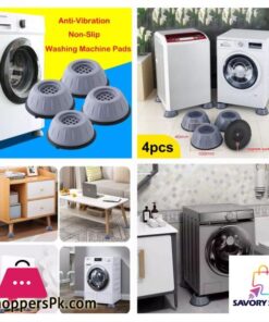 4Pcs Universal Anti Vibration Feet Pads Washing Machine Rubber Mat Anti Vibration Pad Dryer Refrigerator Base Fixed Non Slip Pad Furniture Pads
