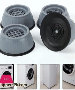 4Pcs Universal Anti Vibration Feet Pads Washing Machine Rubber Mat Anti Vibration Pad Dryer Refrigerator Base Fixed Non Slip Pad Furniture Pads