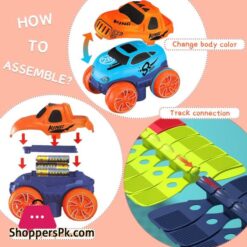 Anti-Gravity Race Car Tracks - Led Light Track Car - Race Track For Boys Car Toys For 5+ Year Old Girls And Boys 9 46 Pcs Anti Gravity Race Car Tracks Led Light Track Car Race Track For Boys Age 4 5 6 7 Easter Childrens Day Gifts For 5 10 Kids Car Toys For 5 Year Old Girls And Boys