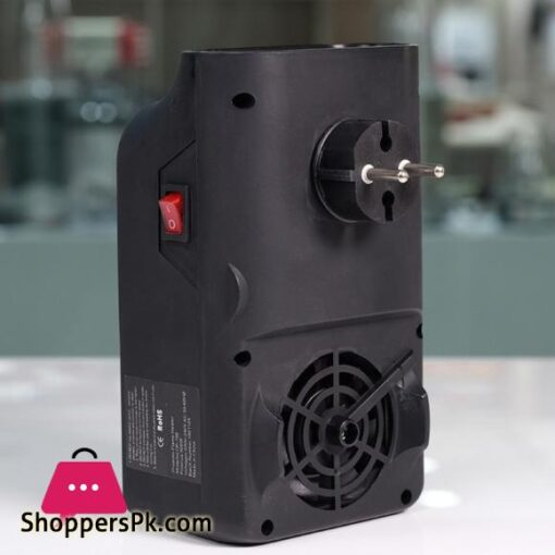 900W Mini Electric Wall outlet Flame Heater EU Plug in Air Warmer PTC Ceramic Heating Stove Radiator Room Wall Handy Fan 220VElectric Heaters