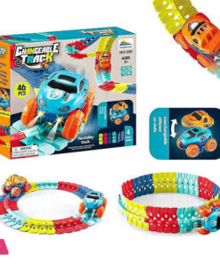 Anti-Gravity Race Car Tracks - Led Light Track Car - Race Track For Boys Car Toys For 5+ Year Old Girls And Boys