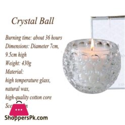 Aromatherapie Kristallkugel Kerzenhalter Glas Bougies Anniversaire Dekorative Yankee Kerzen Der Bougies Kerze Home Qqz164Bougie Anniversaire