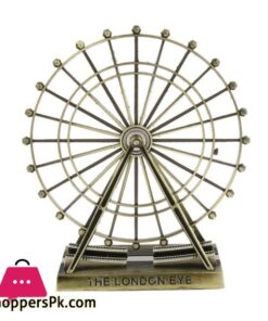 VRT Decorative Metal London Eye Ferris Wheel Model Home Office Table Desk Top Ornaments Birthday Gift