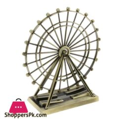 Vrt Decorative Metal London Eye Ferris Wheel Model Home Office Table Desk Top Ornaments Birthday Gift
