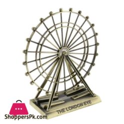Vrt Decorative Metal London Eye Ferris Wheel Model Home Office Table Desk Top Ornaments Birthday Gift