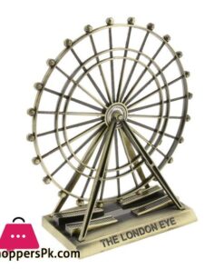 Vrt Decorative Metal London Eye Ferris Wheel Model Home Office Table Desk Top Ornaments Birthday Gift