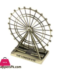 Vrt Decorative Metal London Eye Ferris Wheel Model Home Office Table Desk Top Ornaments Birthday Gift