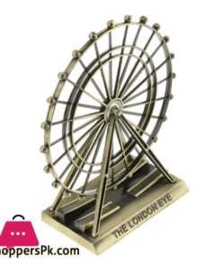 Vrt Decorative Metal London Eye Ferris Wheel Model Home Office Table Desk Top Ornaments Birthday Gift