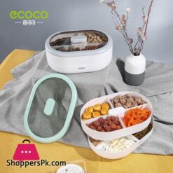 Ecoco Candy Platte Trockenen Obst Platte Hause Wohnzimmer Tisch Snack Snack Storage Box Net Rot Melone Samen Erfrischung Mutter Tablett