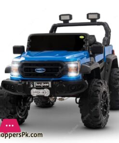 Baybee Gladiator Rechargeable Battery Operated Jeep for Kids Ride on Toy Kids Car with Bluetooth Music Light Baby Big Electric Jeep Battery Car for Kids to Drive 2 to 8 Years Boy Girl Blue