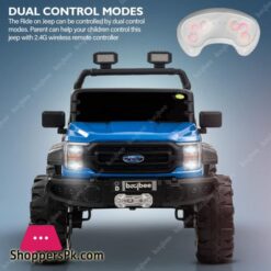 Ford Gladiator Rechargeable Battery Operated Jeep For Kids With Bluetooth Music Light Kids To Drive 2 To 10 Years Boy Girl 11 Baybee Gladiator Rechargeable Battery Operated Jeep For Kids Ride On Toy Kids Car With Bluetooth Music Light Baby Big Electric Jeep Battery Car For Kids To Drive 2 To 8 Years Boy Girl Blue