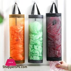 Garbage Bag Storage Bag Cylinder Scratch Proof Nylon Plastic Bags Dispenser Organizer For Kitchen