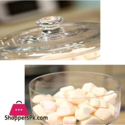 High Pastry Display Stand Wedding Dessert Fruit Tray Glass Dust Cover Candy Chocolate Jar Living Room Decoration Food Container Color D