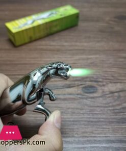 Jaguar Shape Metal Lighter Cheetah Ornament Gift for Men Smoking Accessories