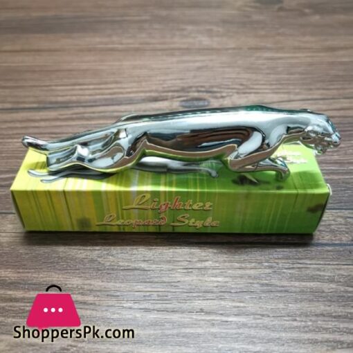 Jaguar Shape Metal Lighter Cheetah Ornament Gift for Men Smoking Accessories