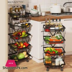 Kche Gewrz Flasche Rack Obst Gemse Rack Auf Rad Lagerung Stnder Warenkorb Trolley Bad Waschraum Regale Rack 345 Schichtenhalter Gestelle