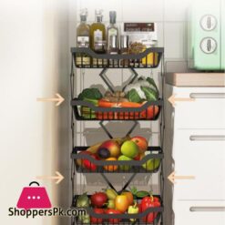 Kche Gewrz Flasche Rack Obst Gemse Rack Auf Rad Lagerung Stnder Warenkorb Trolley Bad Waschraum Regale Rack 345 Schichtenhalter Gestelle