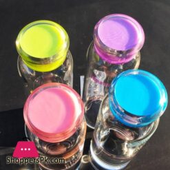 350Ml Koreanische Nette Candy Farbe Glas Wasser Flasche Fr Gilr Tragbare Outdoor Saft Trinken Flaschenwasserflaschen