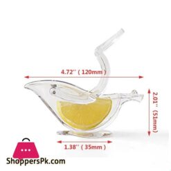 Zitrone Manuelle Entsafter Presse Squeeze Obst Mini Manuelle Entsafter Vogel Form Transparent Tragbare Fr Orange Kche Hause Werkzeug
