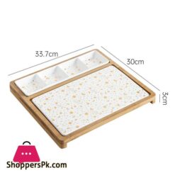 Steak Teller Mit Griff Holz Tablett Fr Home Holz Geschirr Western Restaurant Online Berhmtheit Abendessen Platte