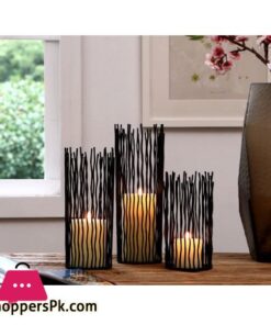 Nordic Christmas Glass Holders Table Vases Candles Valentines Day Candles Table Europe Modern Centro De Mesa Tealight Holder