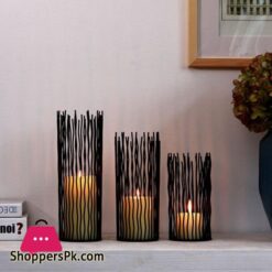 Nordic Christmas Glass Holders Table Vases Candles Valentines Day Candles Table Europe Modern Centro De Mesa Tealight Holder