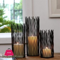 Nordic Christmas Glass Holders Table Vases Candles Valentines Day Candles Table Europe Modern Centro De Mesa Tealight Holder