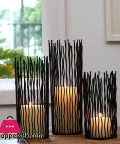 Nordic Christmas Glass Holders Table Vases Candles Valentines Day Candles Table Europe Modern Centro De Mesa Tealight Holder
