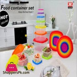 Rainbow 7Pcs Food Container Safe Fridge Storage Freezer Microwave Box Lid Kitchen Strong Plastic 12 Rainbow 7Pcs Food Container Safe Fridge Storage Freezer Microwave Box Lid Kitchen Strong Plastic