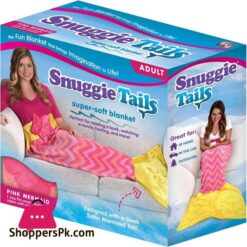 Snuggie Tails Mermaid Blanket For Adults Pink
