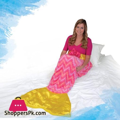 Snuggie Tails Mermaid Blanket For Adults Pink
