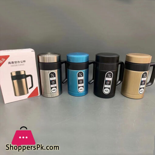 Stainless Steel 316 SUS Coffee Mugs Leak Proof Thermos Water Insulation Cups Vacuum Bottle With Handle Lid Tea Strainer Cup