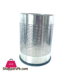 Ss Waste Basket Large