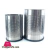 Ss Waste Basket Set Of 2