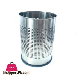 Ss Waste Basket Set Of 2