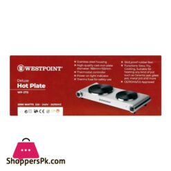 West Point Deluxe Double Hot Plate Wf 272