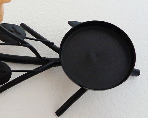 Candle Stand Small Bird Leaf Candle Holder Antique Style Shabby Stylish Cute Candle Stand Led With Iron Stand Amber Glass