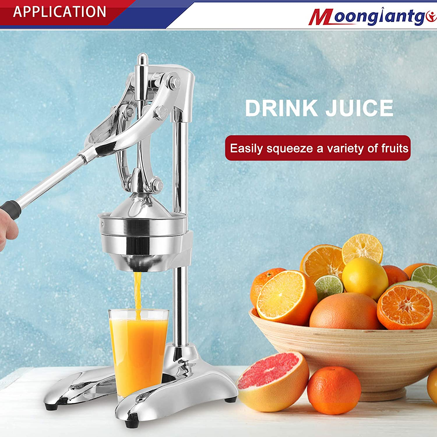 Commercial Manual Juicer Hand Press Citrus Juicer Extractor Pomegranate Orange Lime Lemon Squeezer Fruit Juicer Machine