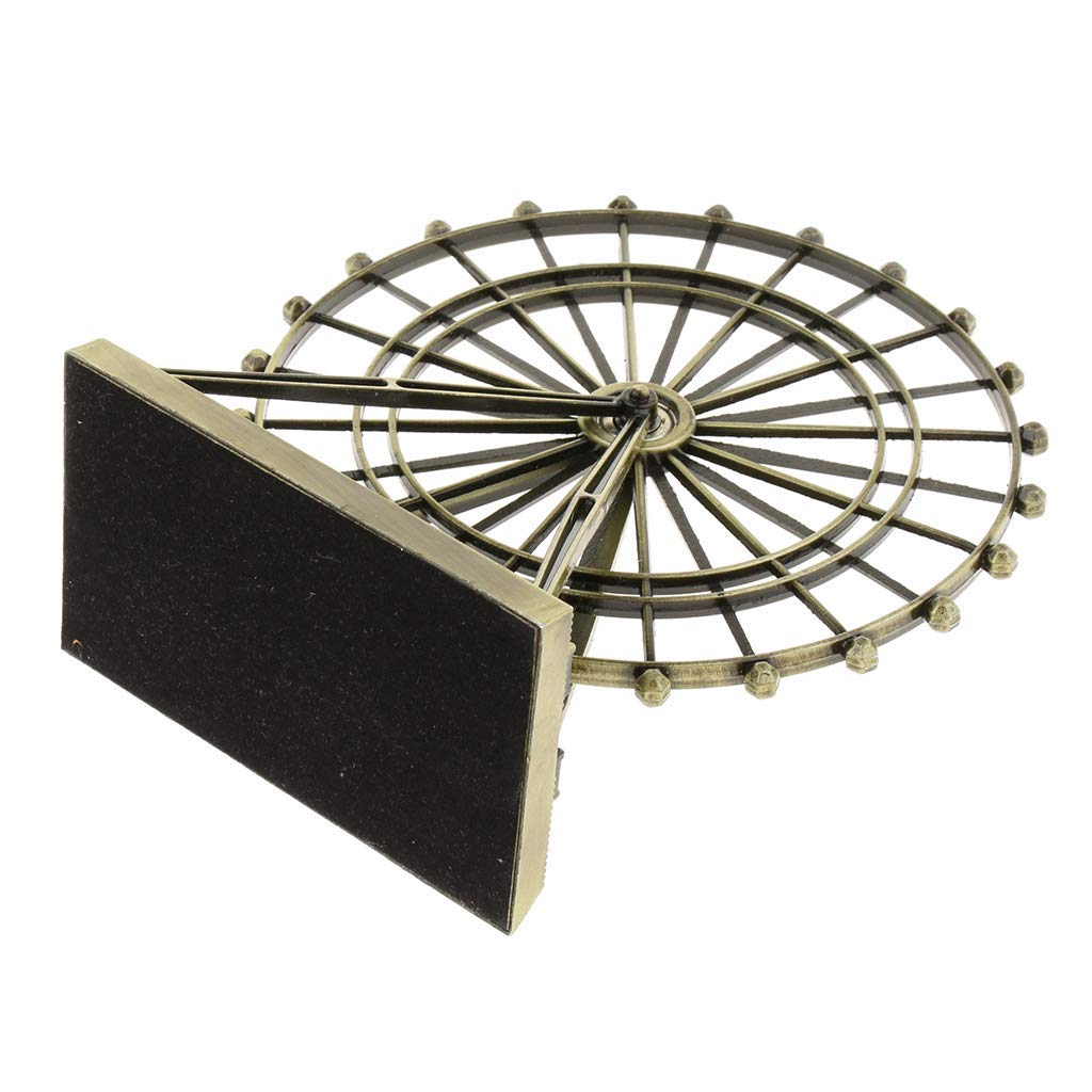 Decorative Metal London Eye Ferris Wheel Model Home Office Table Desk Top Ornaments Birthday Gift