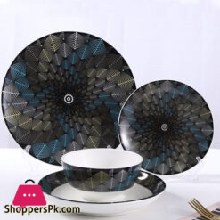 Dover TDL Elegant Dinner Service Set Porcelain - 24 piece