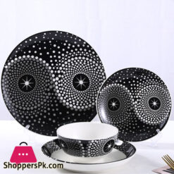 Dover TDL Elegant Dinner Service Set Porcelain - 24 piece