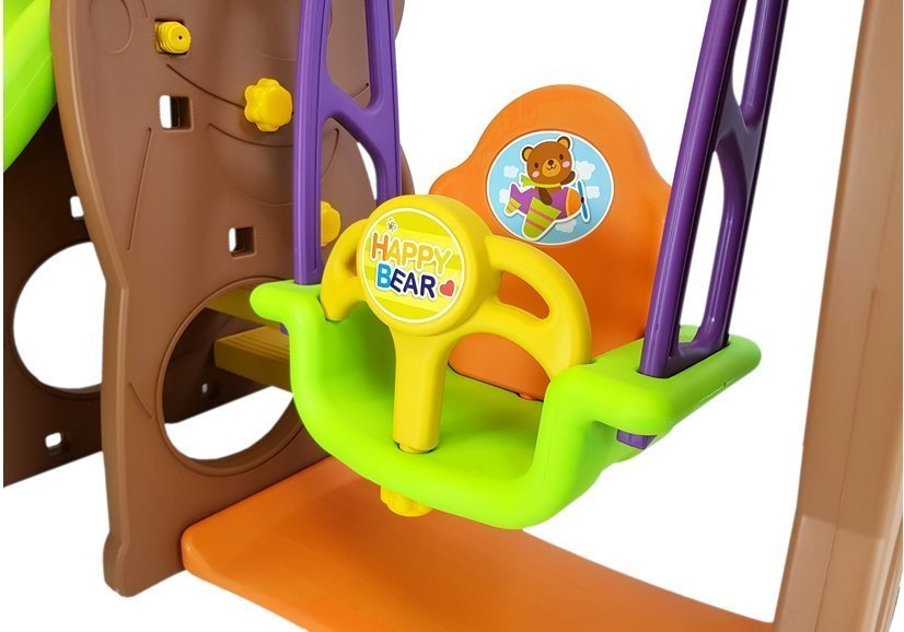 Infantes Bear Swing With Slide With Basketball Ring - Chd-161 - Korea Made